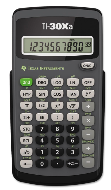 Texas Instruments Ti-30Xa Scientific Calculator, 10-Digit Lcd