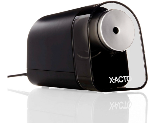 X-ACTO 1818LMR XLR Office Electric Pencil Sharpener, Charcoal Black