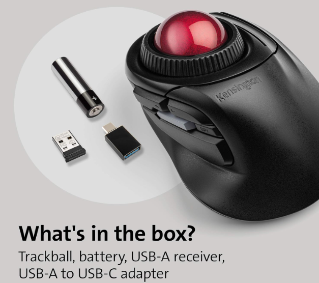 Kensington Orbit Fusion Wireless Trackball (K72363WW)