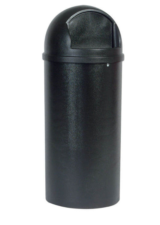 Rubbermaid Commercial 817088 BLA Marshal Classic Container 25 Gal.