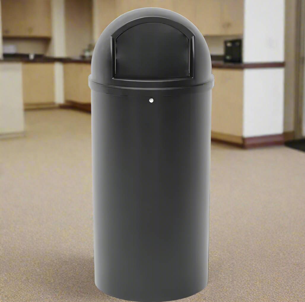 Rubbermaid Commercial 817088 BLA Marshal Classic Container 25 Gal.