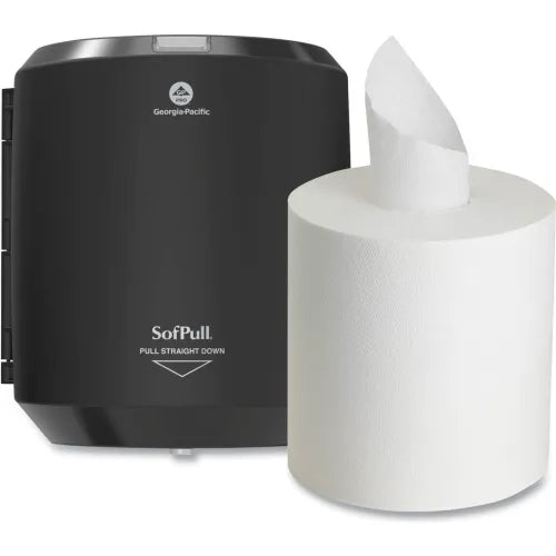 Georiga-Pcific Professinal SofPull Center Pull Hand Dispenser Black