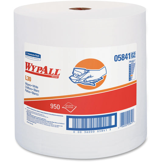 WypAll L30 Jumbo - Cleaning Wipes - 950 Sheets - White  Local Pickup Only
