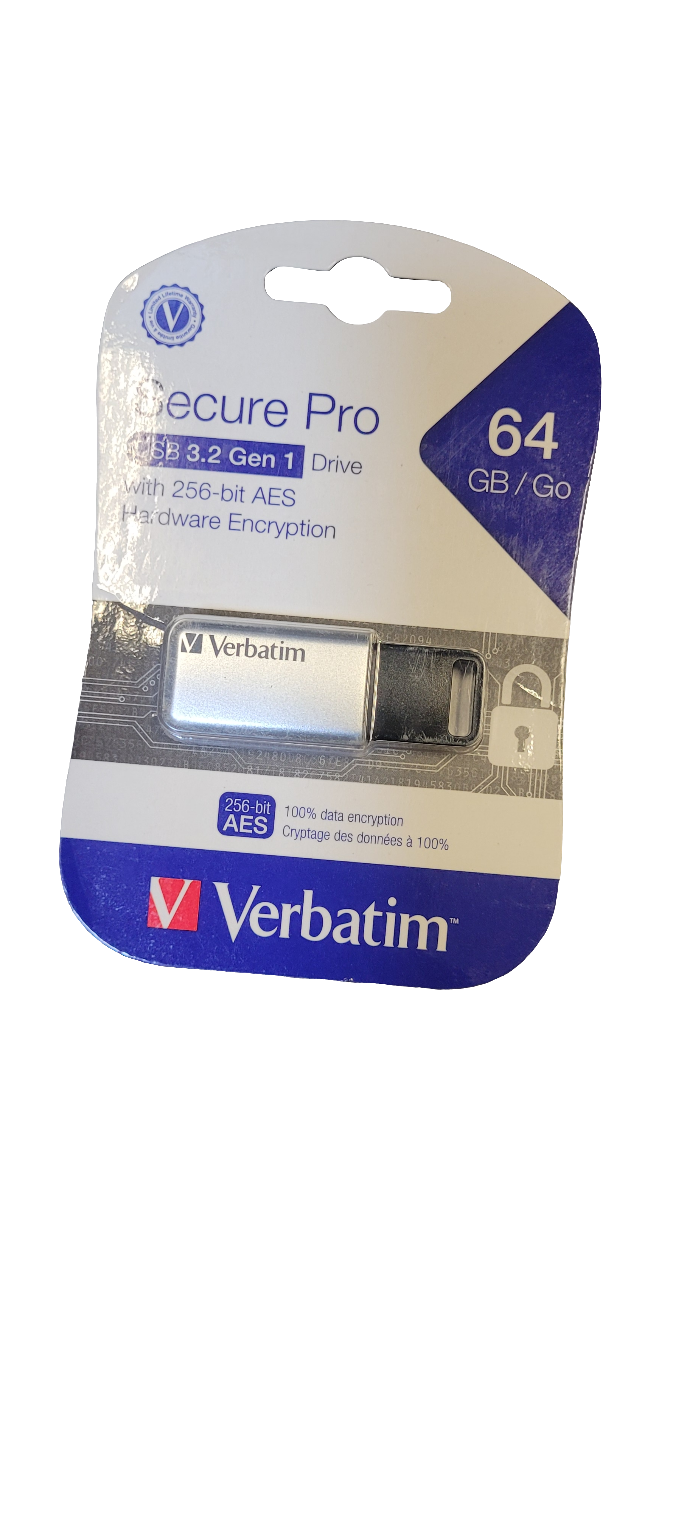 Verbatim Secure Pro USB 3.2 Gen 1 64 GB