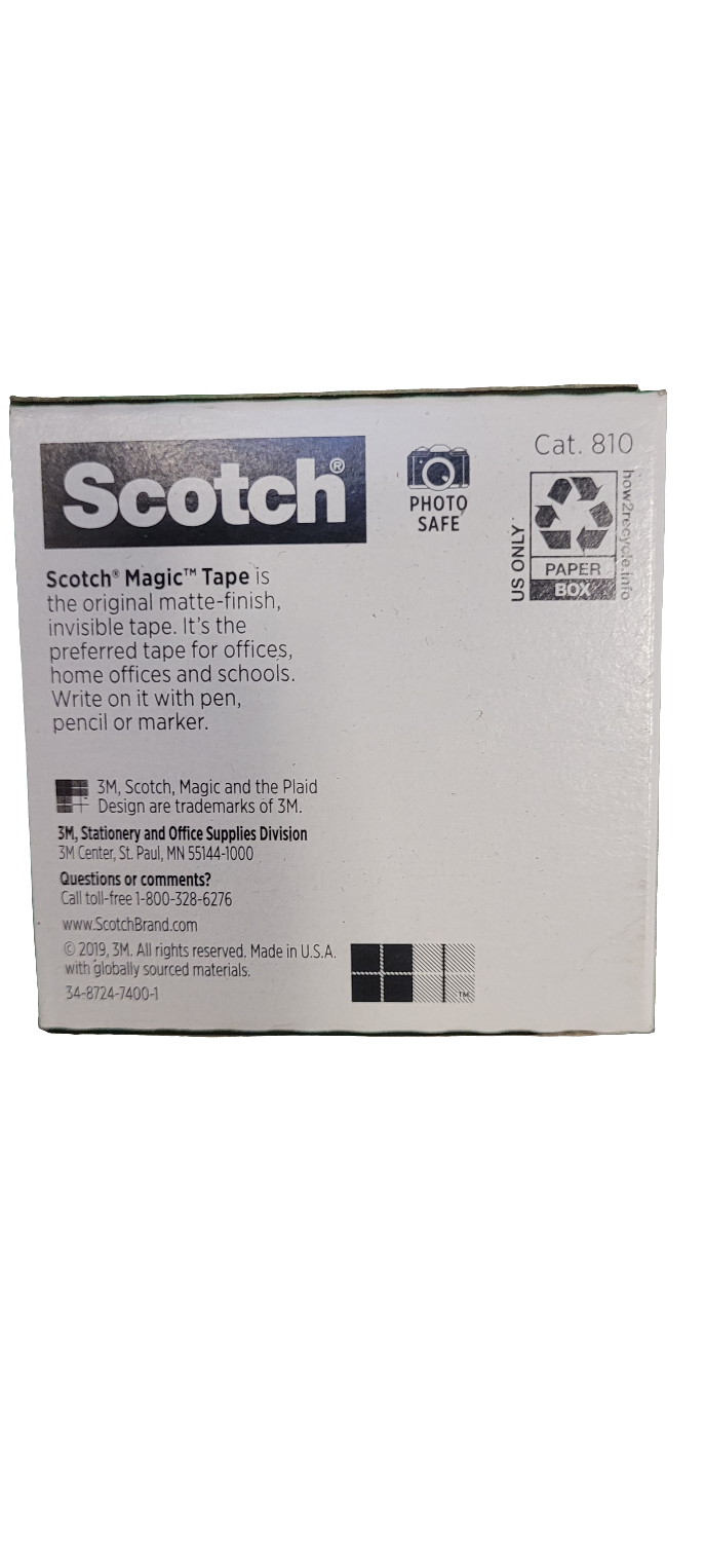 Scotch Magic Tape 1 Roll