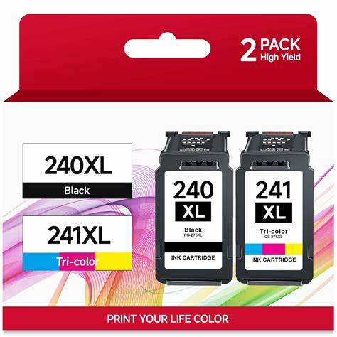 Canon 240XL &amp; 241XL Ink Cartridges