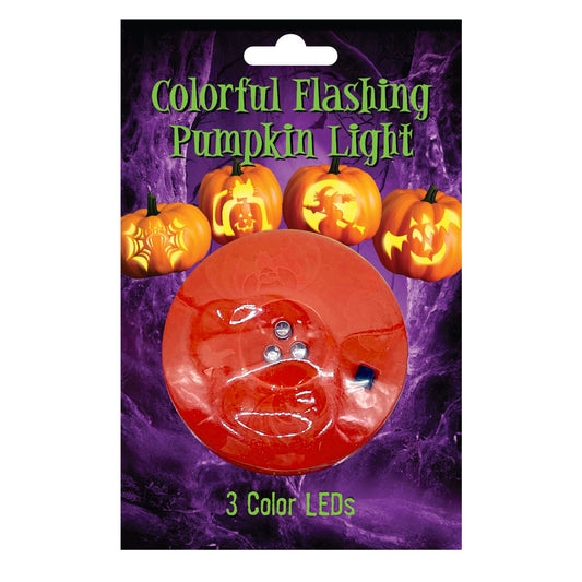 Colorful Flashing Pumpkin Light by Far East Broker