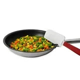 Rubbermaid Commercial High Heat Scraper – 9 1/2", Red Handle