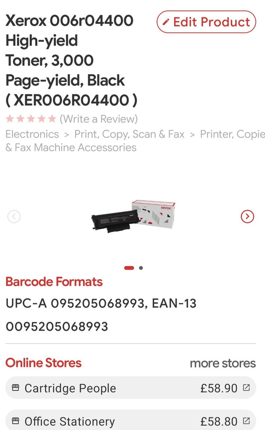 Xerox High Yield Toner