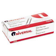 Universal Jumbo Non-skid Paper Clips UNV72240BX